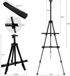 Art Painting Display Artist Easel Stand, Ns Jymb Portable Metal Adjustable - Image 6