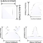 Charcuterie Board Templates, 5mm Christmas Clear Cut Board Woodworking Handle - Image 2
