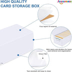 Trading Card Storage Box, 16 Pack Cardboard Card Organizer - Image 4