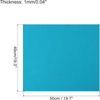 MECCANIXITY EVA Foam Sheets Lake Blue 19.7 Inch x 19.3 Inch 1mm Thick Crafts - Image 2