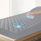 Twin Mattress Protector Pad Waterproof Quilted, Breathable & Cooling Twin Size - Image 5