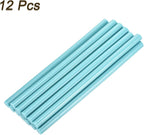 uxcell Mini Hot Glue Sticks for Glue Gun 11mm x 200mm Light Blue 12pcs - Image 3