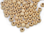 AD Beads Wood Spacer Loose Wooden Craft Beads Big Hole Beads Assorted - Image 2