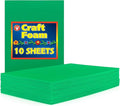 Hygloss Products Sheets for Crafts Colorful Foam for DIY Arts & Craft, 10 Piece by HyglossProductsInc