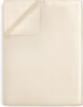 Lirex Beige Flat Sheet Twin, Ultra Soft & Breathable Brushed 1800 Microfiber by Lirex