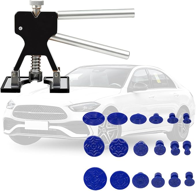 Zpana 32PCS/Set Car Dent Puller Kit, Paintless Vehicle Remover Pull Tools - Image 6