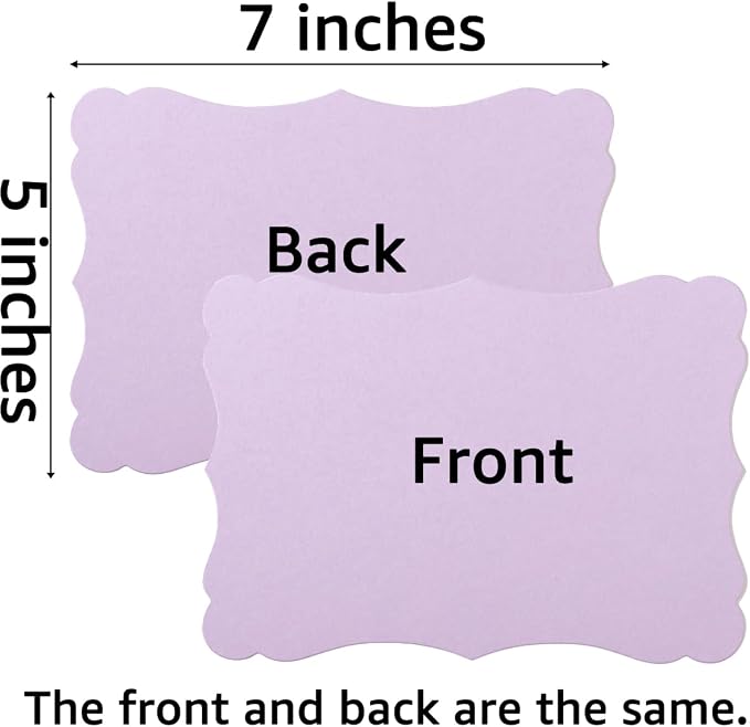 50 Pack Blank Kraft Greeting Cards, 5 Colors, 5x7IN | Thick Cardstock Paper - Image 2