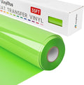 VinylRus Heat Transfer Vinyl-12” x 35FT Apple Green Iron on Vinyl Roll by VinylRus