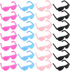 TOYANDONA 60pcs Doll Sunglasses, 4 Colors Glasses Doll Eyeglasses Miniature by TOYANDONA