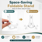 Artliving 3 Inch Acrylic Card Display Stands, Small Plastic Easels and - Image 5