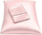 BLISSFORD Pink Satin Pillowcase by BLISSFORD