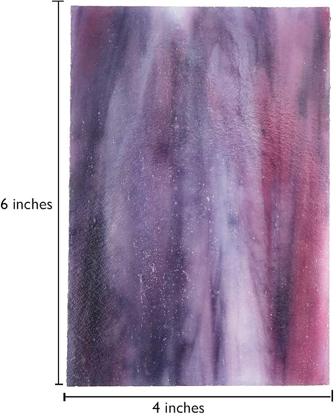 Lanyani（10 Sheets）Variety Stained Glass Sheets 4 x 6 inch Opal Art Glass Pack - Image 5