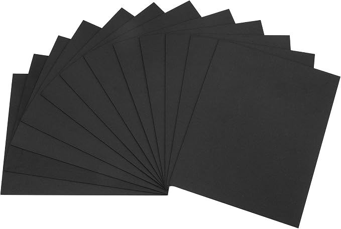 uxcell Black EVA Foam Sheets 11 x 8 Inch 1.7mm Thickness by uxcell