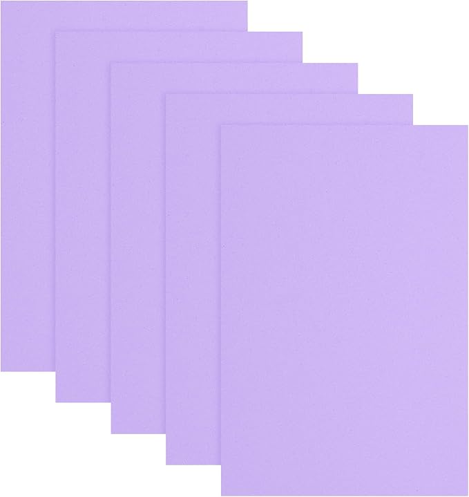 uxcell 5 Pcs Purple EVA A4 Foam Sheets Crafts, 12 x 8 Inch Foam Paper by uxcell