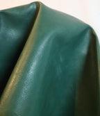 Green Soft Faux Vegan Leather Fabric Sheet PU Peta Approved Vegan | 1 Yard Cut by NATLeathers