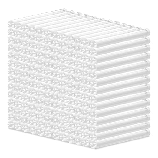 Mini Glue Gun Sticks, 550 Pack Hot Melt Glue Sticks Clear Glue Sticks, High by Rocutus