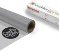VinylRus Silver Puff Heat Transfer Vinyl -12” x 6ft Puffy 3D Grey Iron on Vinyl by VinylRus