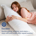 Body Pillowcases Set of 4-20x54 Long Body Pillow Case - Image 4