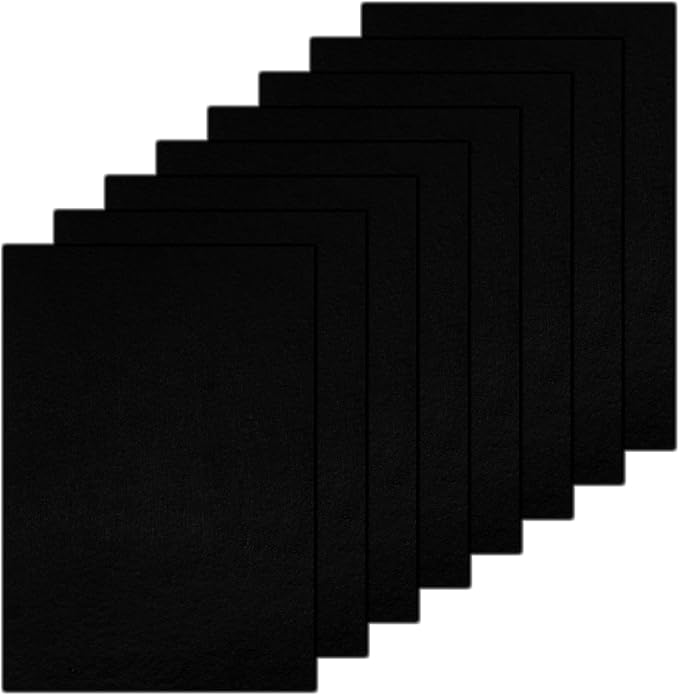 Luomorgo 8 Pcs 8 x 12 Inch Stiff Felt, 2mm Thick, by Luomorgo