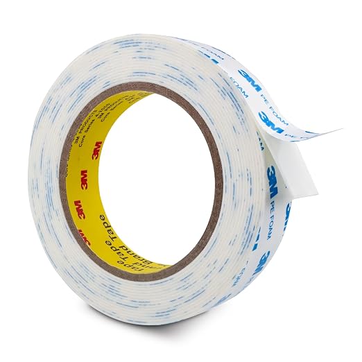 3M Double Sided Tape 1"×16.5Ft No Damage Double Sided Wall Tape | Heavy Duty PE by 3MFullRangeProducts
