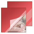 12x12 Inches Deep Red Mirror Acrylic Sheet – 2 Pcs Reflective Acrylic Panel by SAKRNIC
