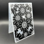 3D Plastic Embossing Folder Template Stereoscopic Sunflower Texture 5x7 Inch - Image 8