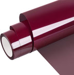 WRAPXPERT Maroon HTV Heat Transfer Vinyl Rolls, Maroon Iron on Vinyl 12" x5ft - Image 9