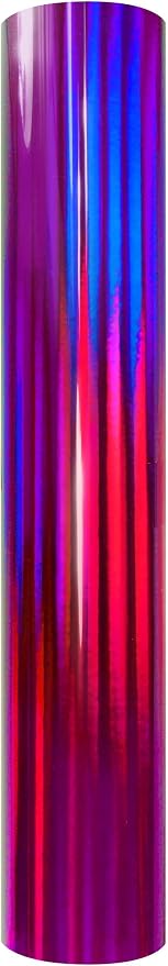 VViViD DECO65 Gloss Holographic Chrome Purple Permanent Adhesive Craft Vinyl - Image 3