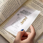 Yoksas 240Pcs Black Golden Foil Sentence Quote Stickers, Transparent Junk - Image 6