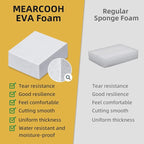 20mm Thick White Eva Foam Cosplay Sheets roll, 13.9" x 39" Premium eva Craft - Image 6