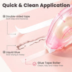 Sooez Extra Long Glue Tape for Scrapbooking, Adhesive Scrapbook Glue Runner for - Image 4