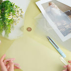 BENECREAT 50 Sheets Heat Resistant Clear Acetate Sheets, 11.7x6.5" PET - Image 3