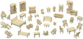 Dollhouse Furniture by CUTEROOM