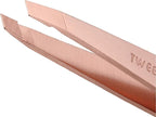 Tweezerman Rose Gold Petite Point and Slant Set - Image 2