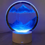 rysnwsu Moving Sand Art Picture Round Glass 3D Deep Sea Sandscape in Motion - Image 8