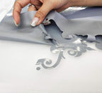 guangyintong Heat Transfer Vinyl Silver HTV Rolls, Matte Surface PVC Material - Image 2