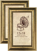 12x18 Picture Frame with Real Glass set of 2-Vintage Frames by TKYGU