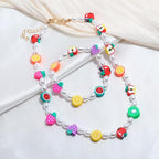 JOICEE 480PCS Fruit Flower Polymer Clay Beads, 24 Style Cute Heart Mushroom - Image 7