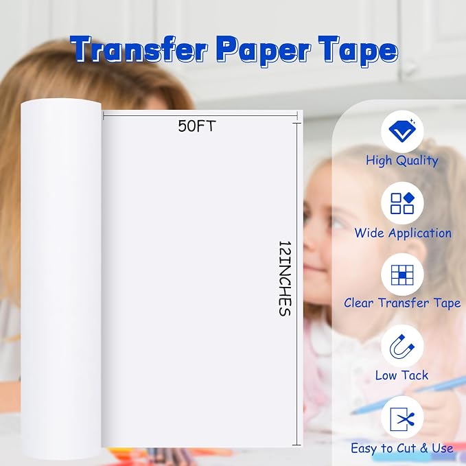 TECKWRAP Clear Vinyl Transfer Paper Tape Roll - Image 3