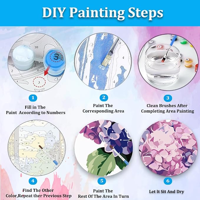 Artunion Framed Paint by Numbers Kit - Image 6