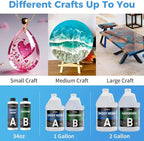 34OZ Hard Type Epoxy Resin, Crystal Clear - Image 4