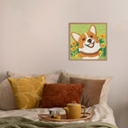 Doodlream Cute Corgi Dog DIY Punch Needle Embroidery Kit - Image 6