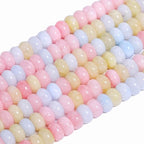 Songxi 5x8mm Natural Morganite Stone Rondelle Beads, Gemstone - Image 2