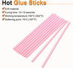 HARFINGTON 10pcs Hot Glue Sticks 0.28" Dia x 9.84" Long EVA Mini Hot Melt - Image 4