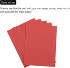 MECCANIXITY EVA Foam Sheets Red 7.6 Inch x 5.9 Inch 2mm Thickness - Image 4