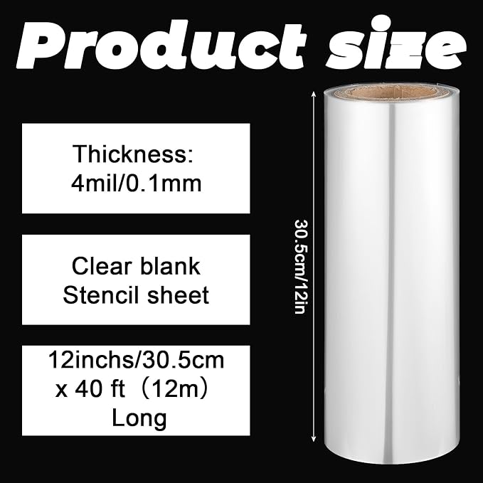 12 Inches x 40ft Acetate Sheets - Image 2