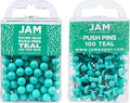 JAM PAPER Colorful Push Pins by JAMPaper