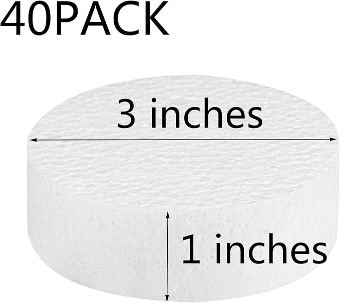 FFchuanhe 3 Inch 40-Pack Foam Circles - Image 2