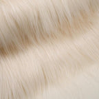 Ivory Faux Fur Fabric for Crafts Squares Furry Fabric for Sewing, Upholstery & - Image 5