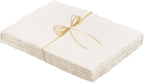 25 Sheets Watercolor Paper 5 x 7 in, 300 GSM Deckled Edge Handmade Paper | by Prudiut